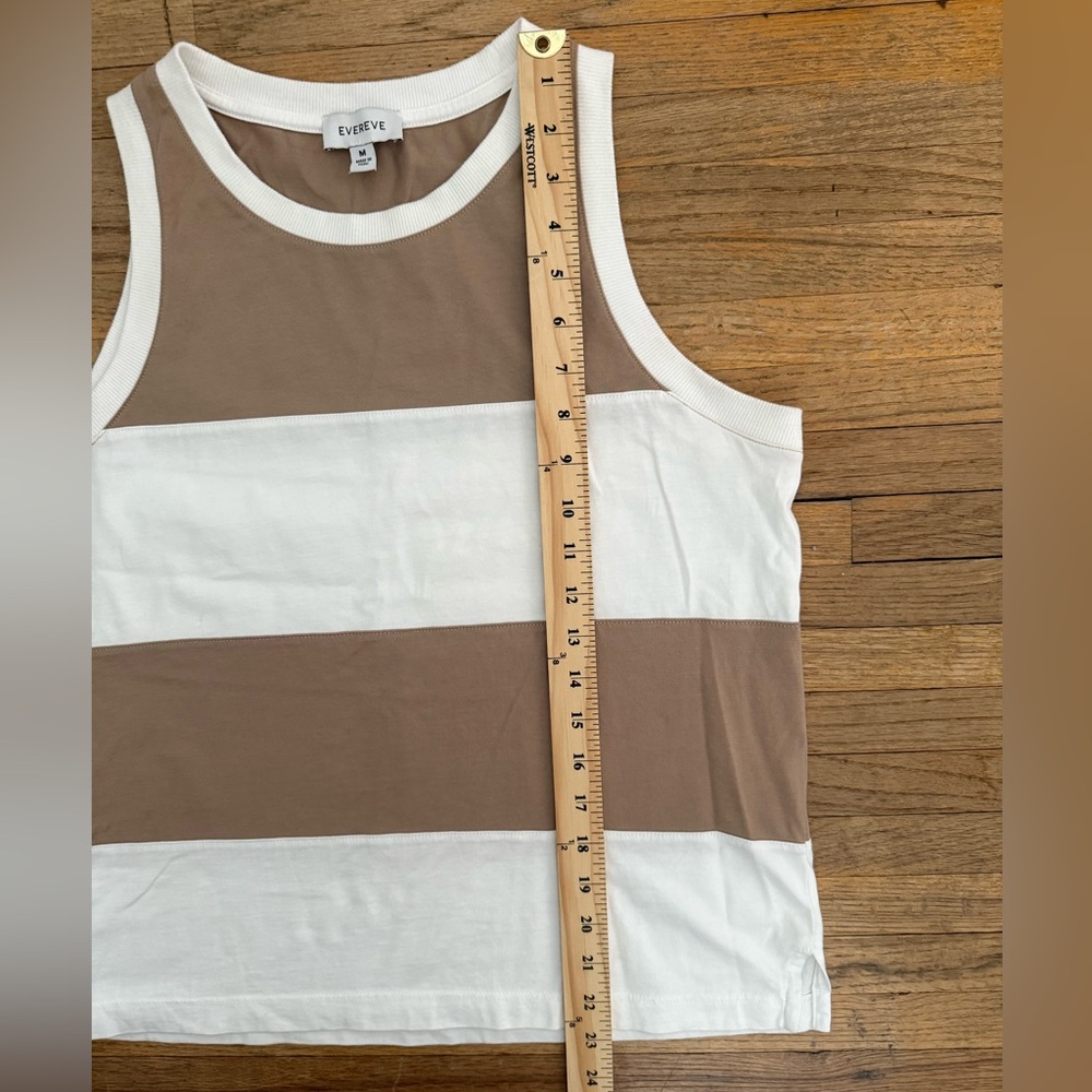 EVEREVE Brown White Colorblock Tank Top
Size Medium - Picture 11 of 11